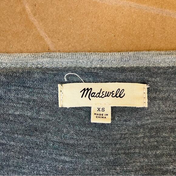 Madewell Anthem Scoop Elbow Sleeve Tee in Colorblock - Picture 7 of 8